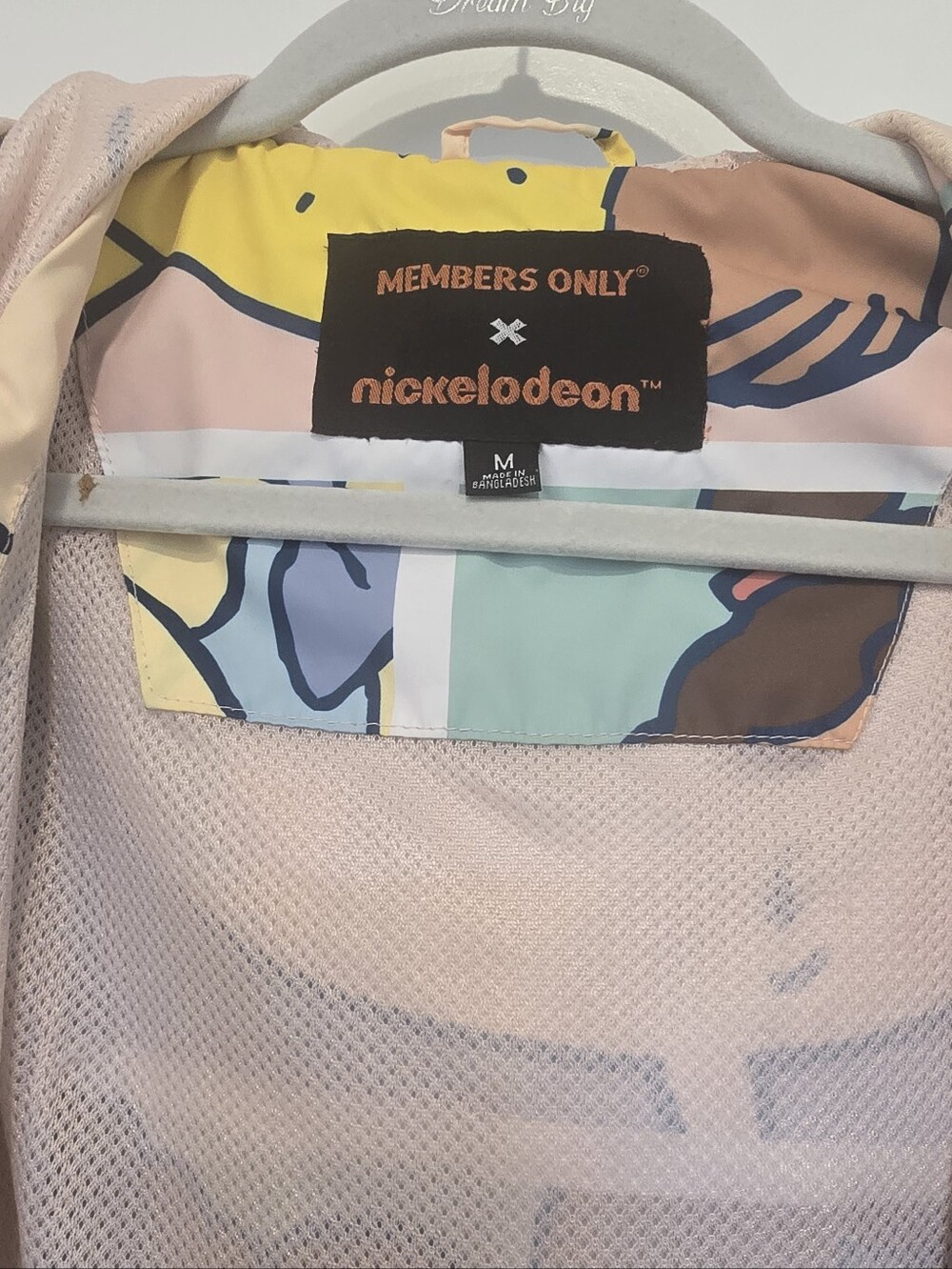 Nickelodeon Rugrats X Members Only Pastel Jacket With Hood - Picture 4 of 7
